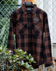 Harley-Davidson® American Classic Buffalo Check Flannel Coffee & Harley Black【96535-26VM】