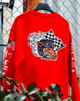 Harley-Davidson® Factory Racing Fanwear Crewneck Sweatshirt-Racing Orange