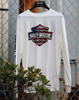 Harley-Davidson® Men's Stars & Stripes Long Sleeve WHT