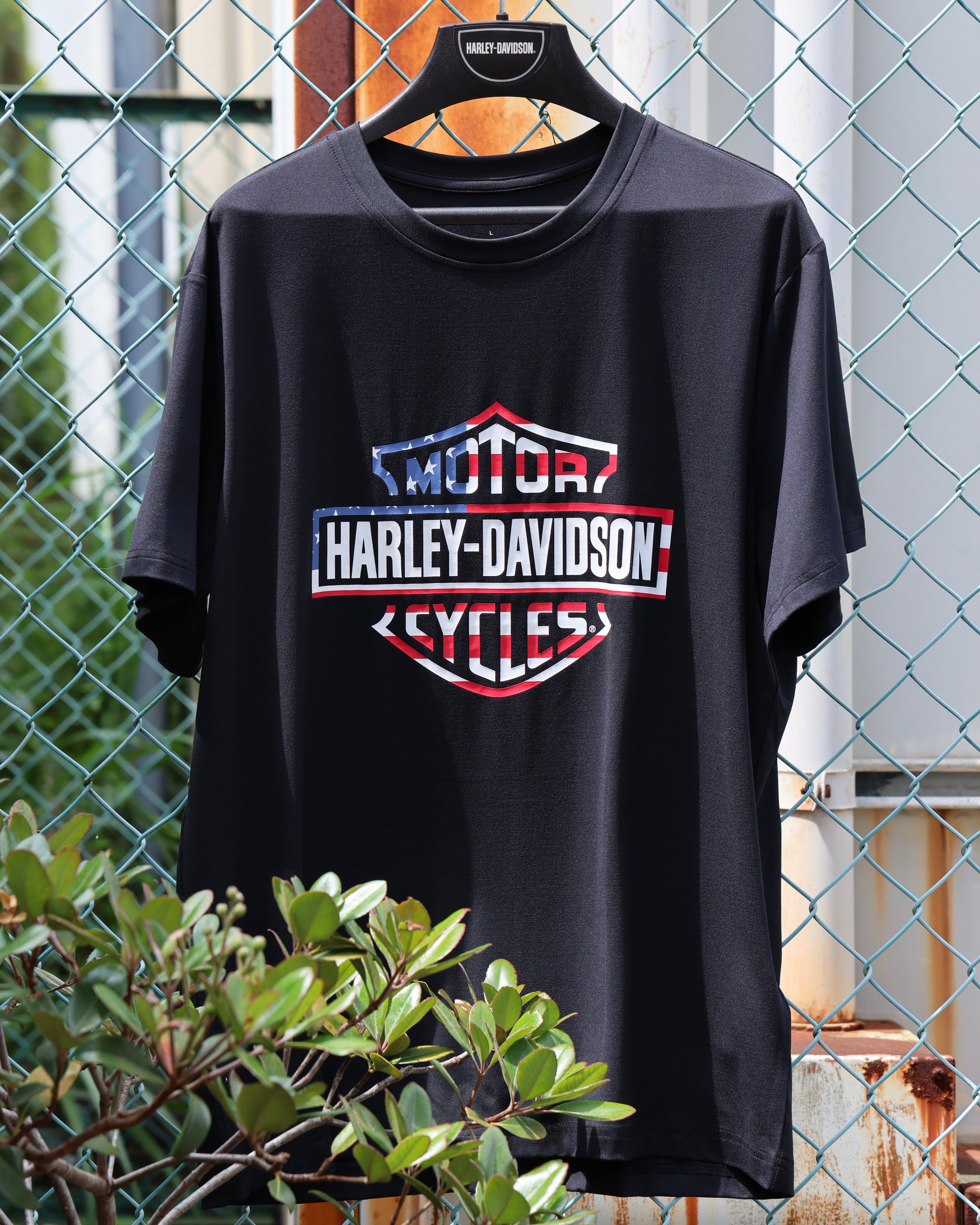 Harley-Davidson® Stars & Stripes Short Sleeve Shirt - Harley Black