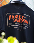 Harley-Davidson® Vintage Jersey Button-Up Harley Black【96187-26VM】