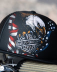 Harley-Davidson® Stars & Stripes Eagle Trucker Cap【97631-26VM】