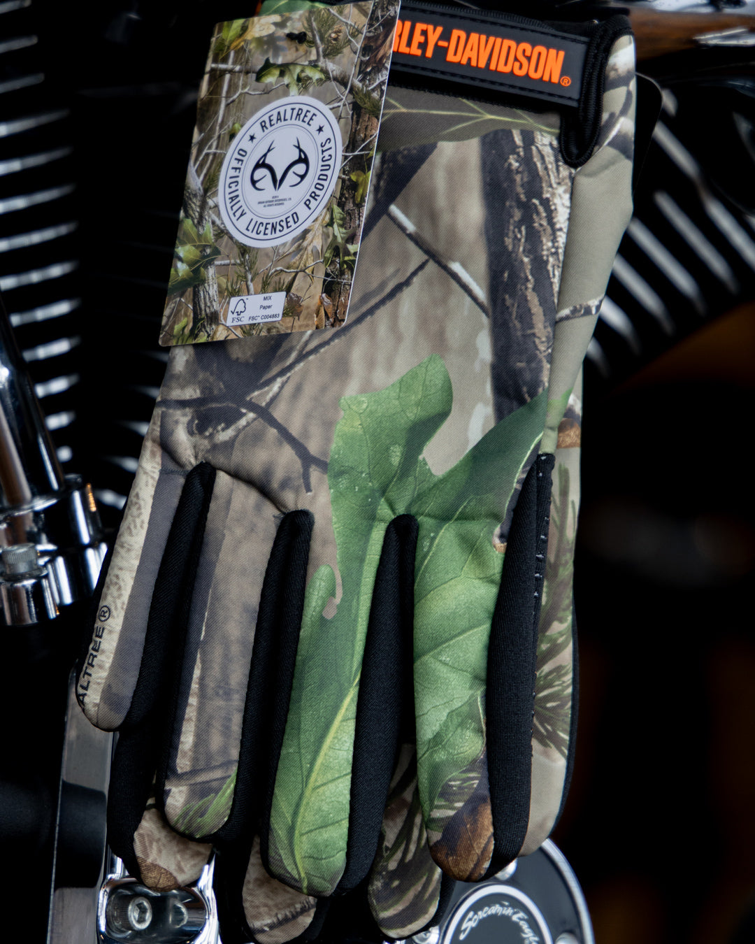 Harley-Davidson® x Realtree Fleece Gloves【97665-26VM】 – GIVERS GUILD