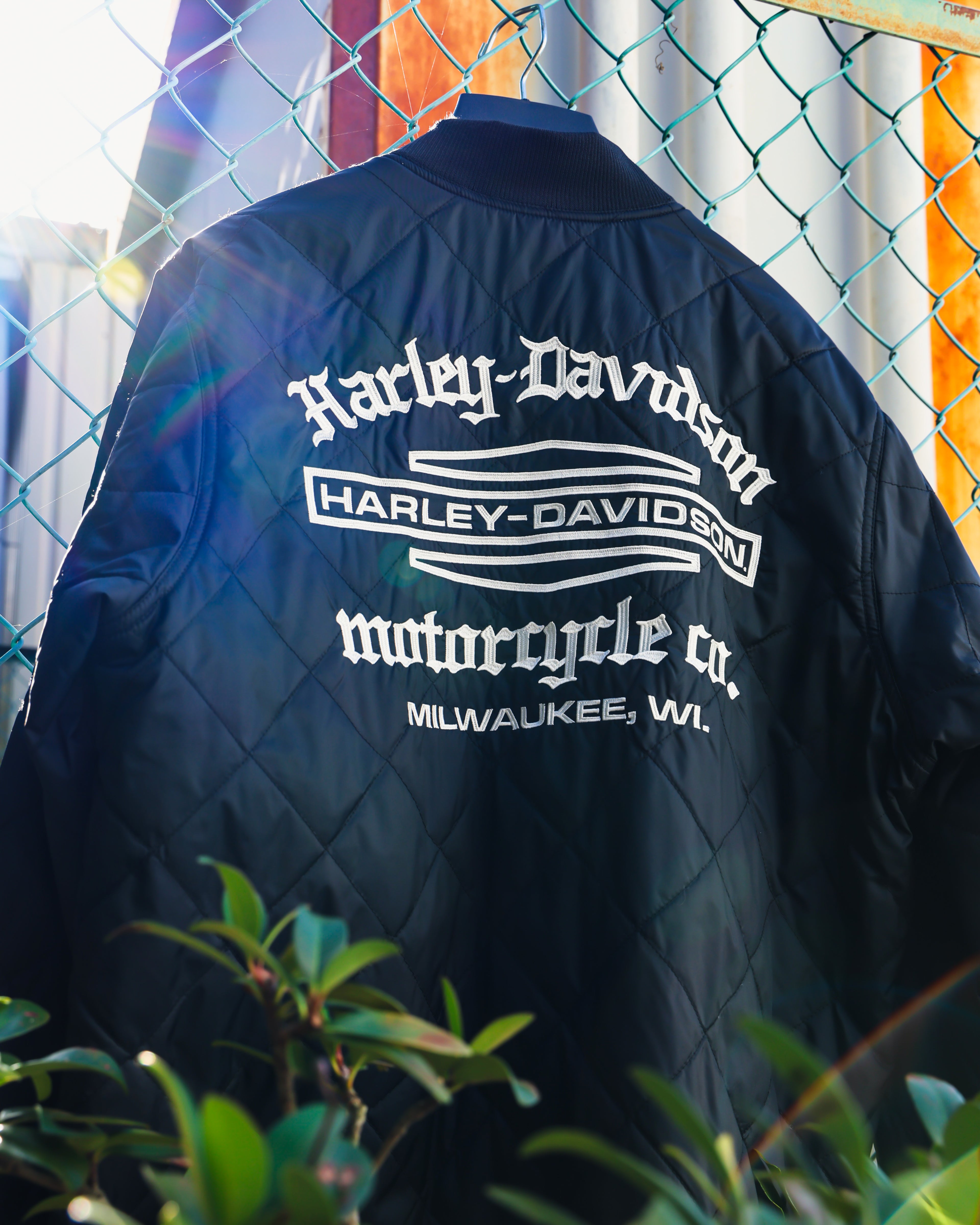 Men's Old English Stacked Bar & Shield Jacket