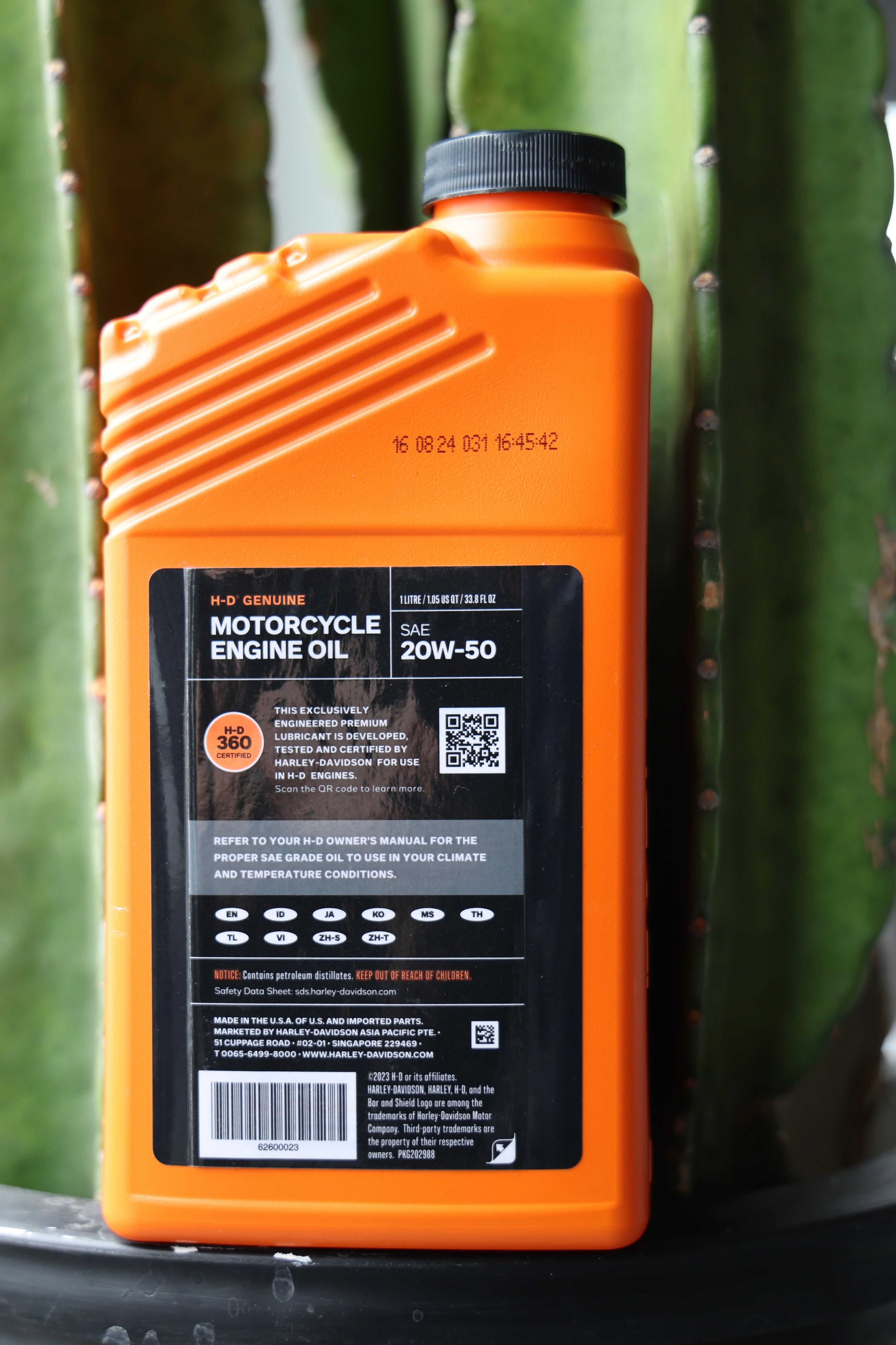 HARLEY-DAVIDSON® H-D360 MOTORCYCLE ENGINE OIL SAE20W-50