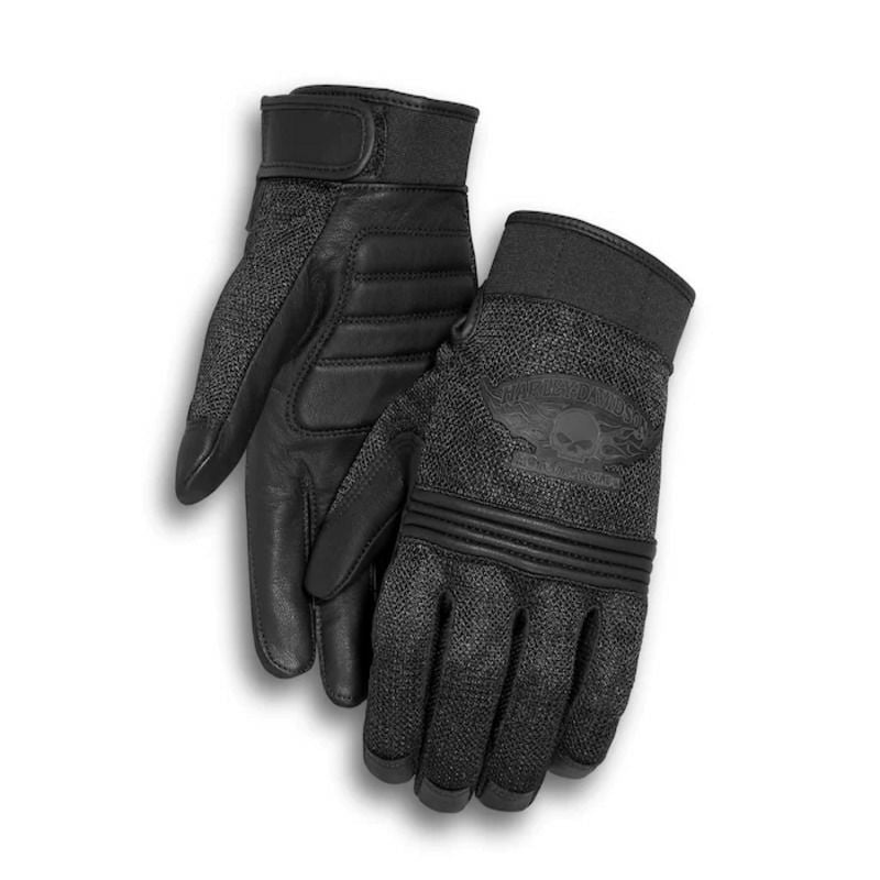 HARLEY-DAVIDSON® Men’s Winged Willie G Skull Gloves