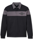 Bar & Shield Long Sleeve Polo