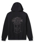 Harley-Davidson® American Classic Buffalo Check Flannel Lined Zip Hoodie - Harley Black【96429-26VM】