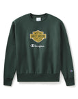 Champion x Harley-Davidson Fanatic Crew Neck Sweatshirt Dark Green Champion