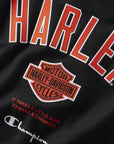 Champion x Harley-Davidson Fanatic Crew Neck Sweatshirt Black × Orange Champion
