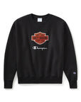 Champion x Harley-Davidson Fanatic Crew Neck Sweatshirt Black × Orange Champion