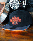 Bar & Shield Colorblock Panhead Fitted Cap