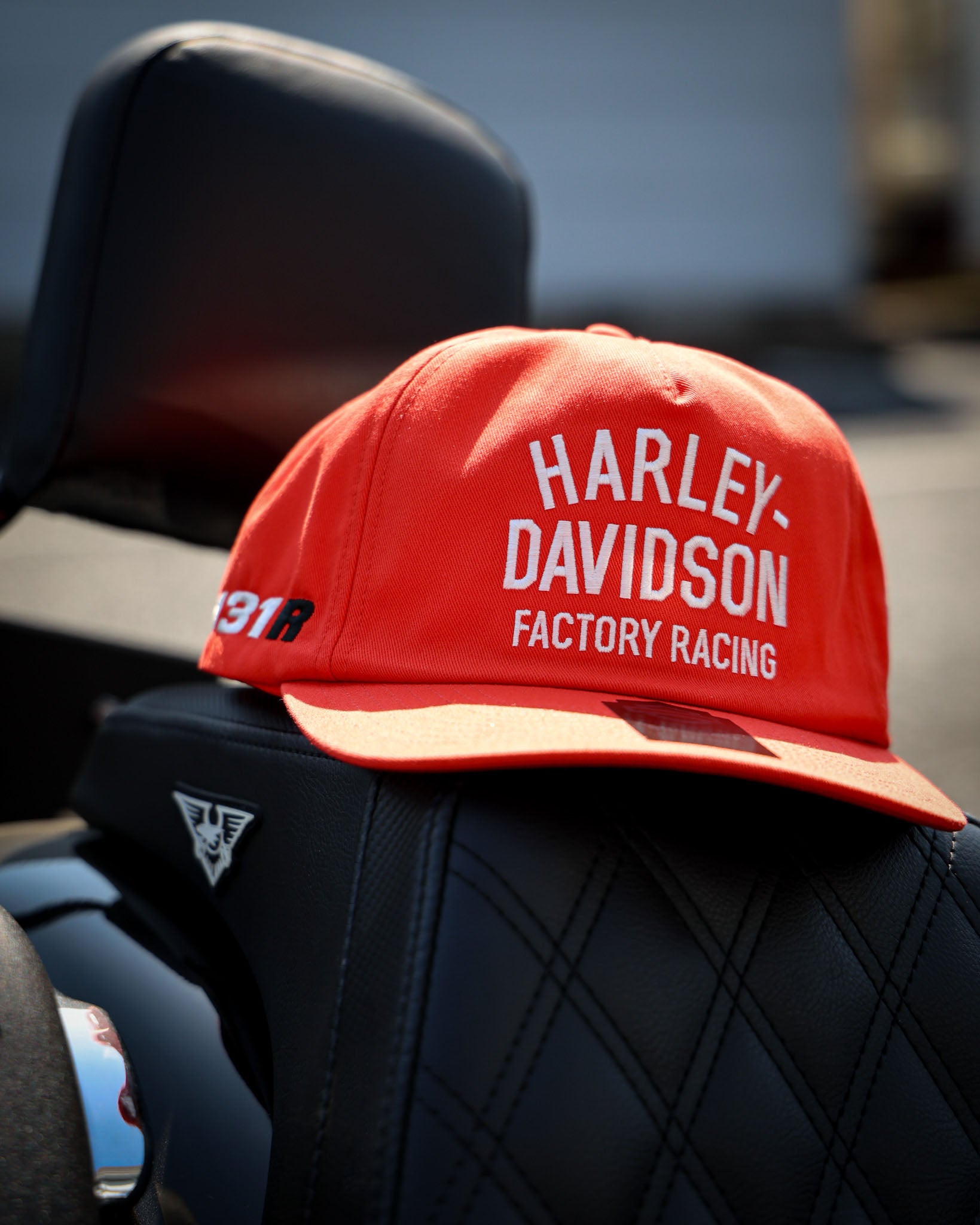 はる Harley-Davidson® Factory Racing Fanwear Twill Baseball Cap