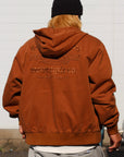 Bar & Shield Workwear Hooded Jacket Toffee