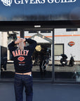 Champion x Harley-Davidson Fanatic Crew Neck Sweatshirt Black × Orange Champion