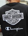 Champion x Harley-Davidson Fanatic T-shirt Black × Silver Champion