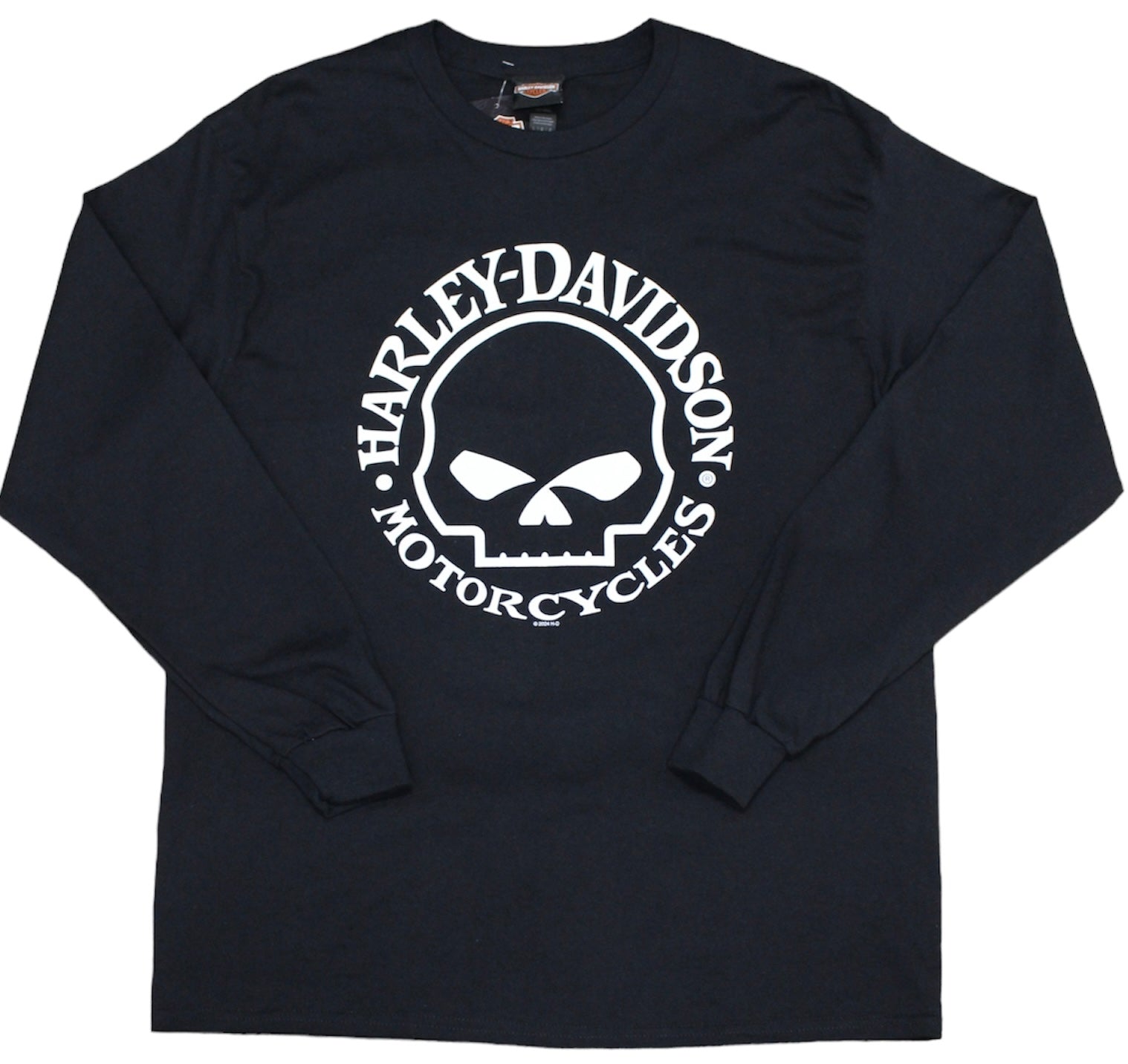 Souvenir L/S T-Shirt【Black】Willie G Skull