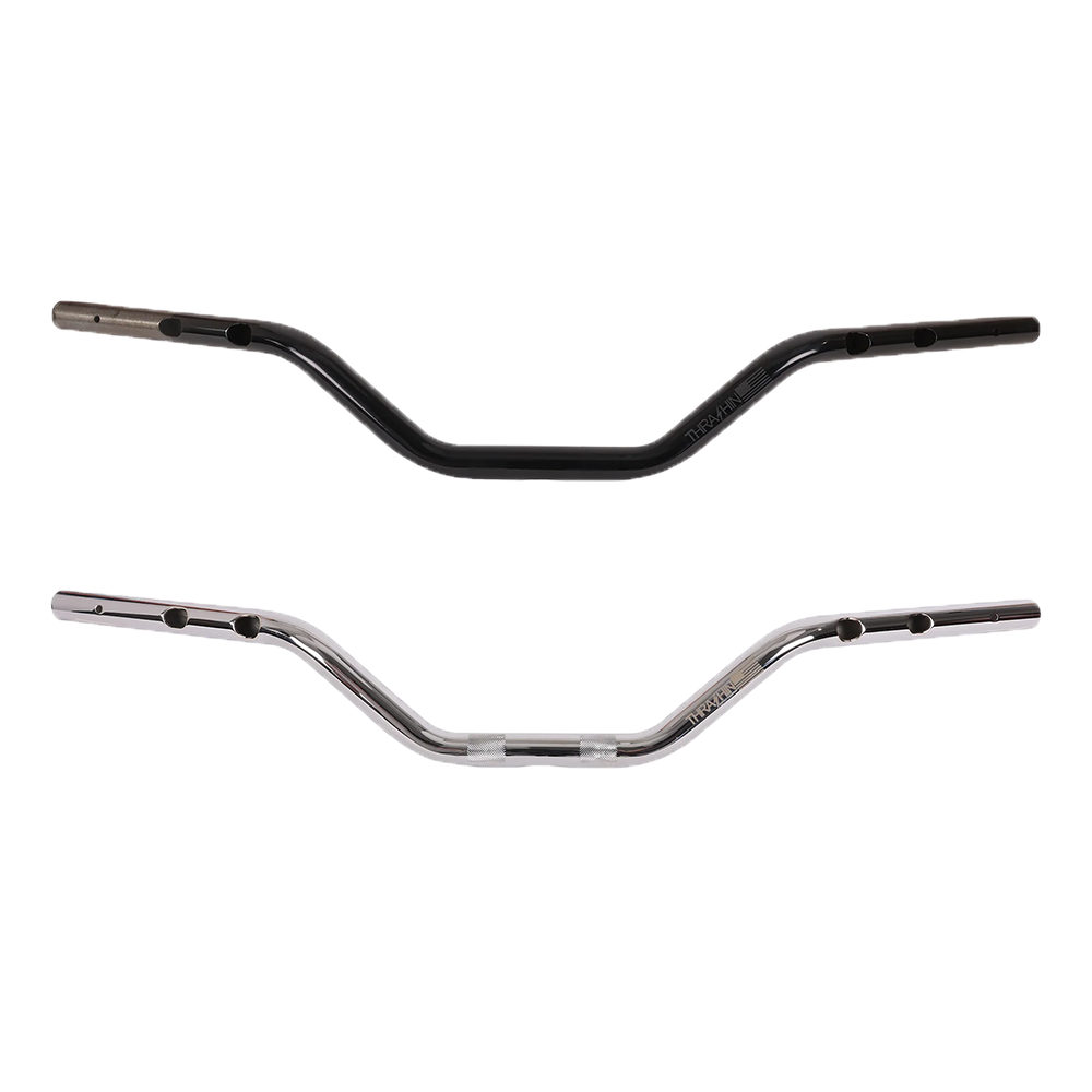 THRASHIN SUPPLY FLH/FLTRX Mid Bend Bars Black