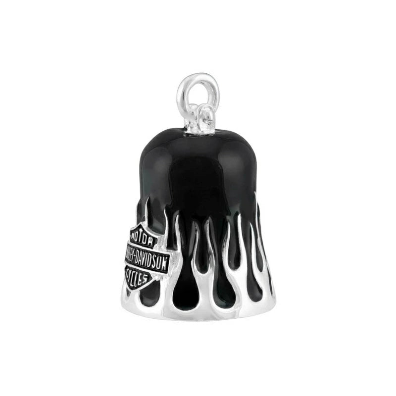 Extured Flames Bar & Shield Ride Bell HRB109