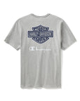 Champion x Harley-Davidson Fanatic Tee Grey Heather & Navy