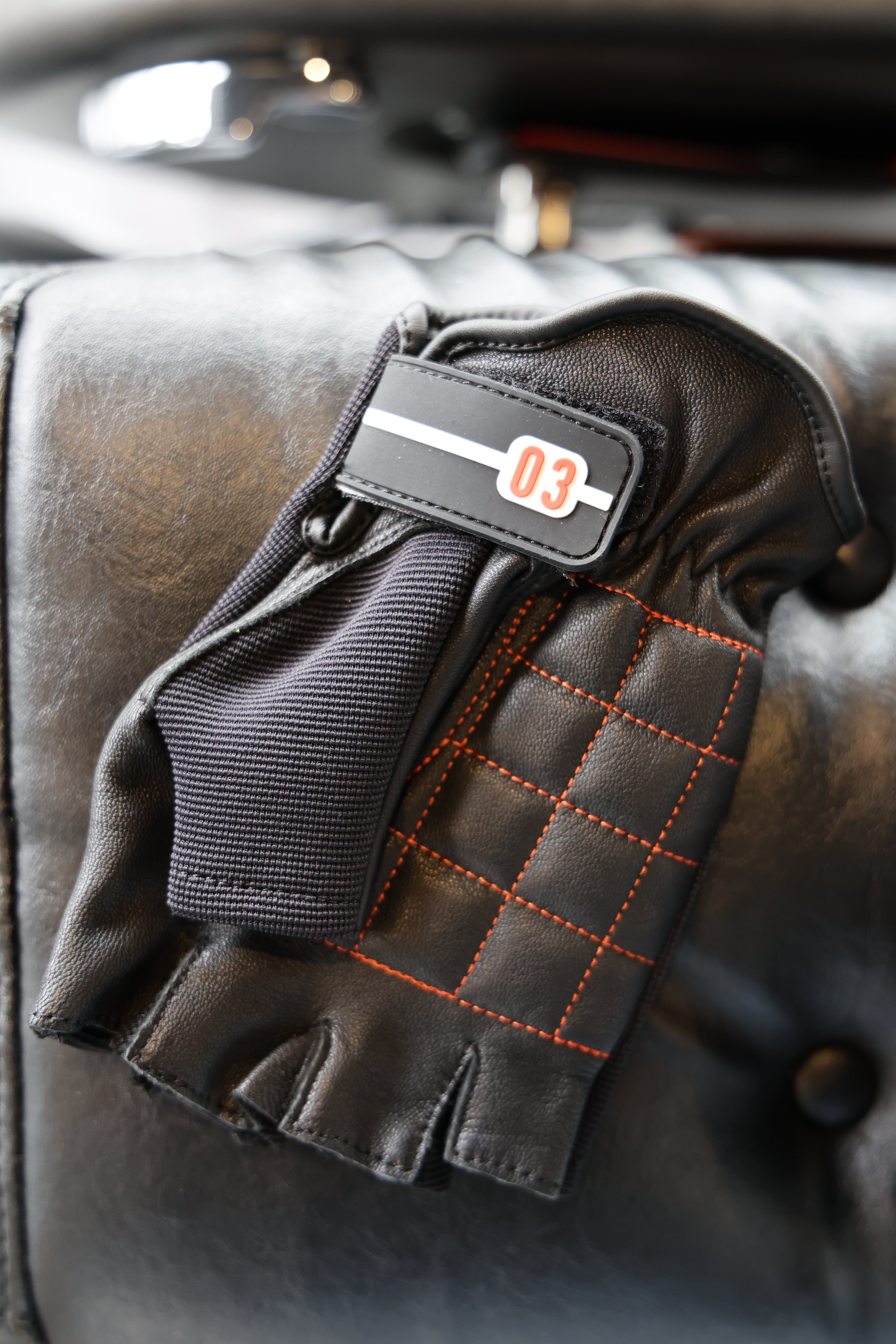 HARLEY-DAVIDSON® Men's Compass Fingerless MixdMedia Glove