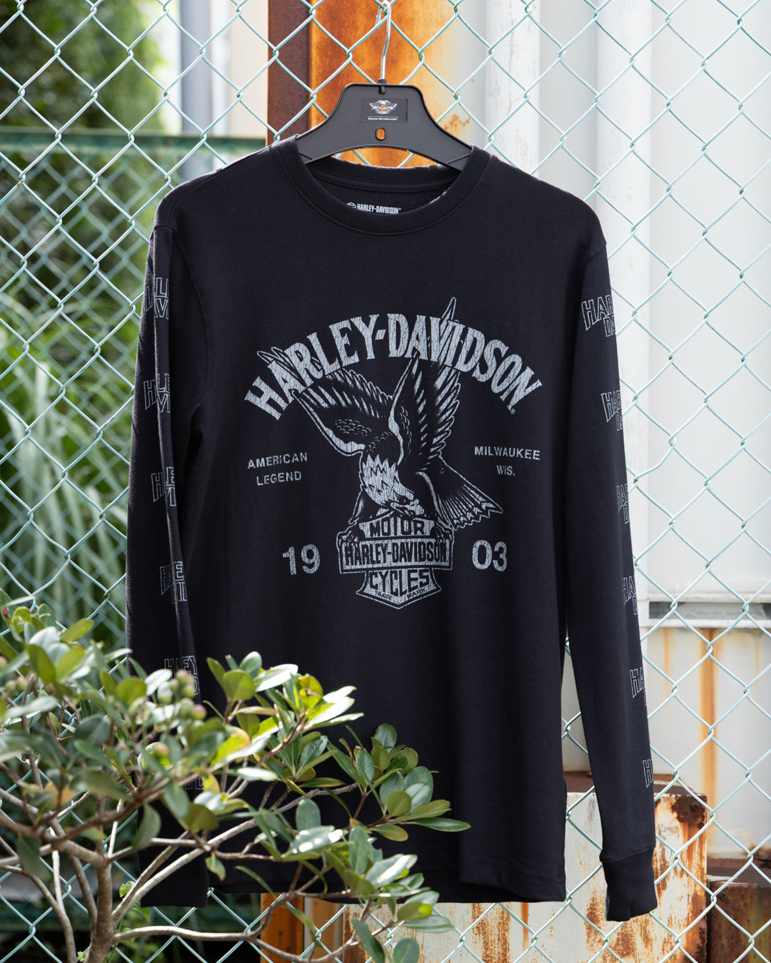 Harley-Davidson® American Classic Eagle Long Sleeve Graphic Tee【96498-26VM】