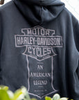 Harley-Davidson® American Classic Buffalo Check Flannel Lined Zip Hoodie - Harley Black【96429-26VM】
