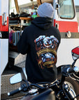Loaded with Horsepower Raglan Hoodie - Harley Black