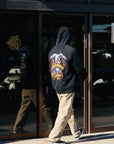 Loaded with Horsepower Raglan Hoodie - Harley Black