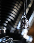 Harley-Davidson® Flowing American Flag Ride Bell - Silver Plating