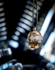 Harley-Davidson® Engraved Bar & Shield Skull Head Ride Bell, Gold Plated 34M00135