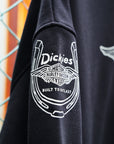 Dickies × H-D Winged Horseshoe Oversized Pullover Hoodie - Black