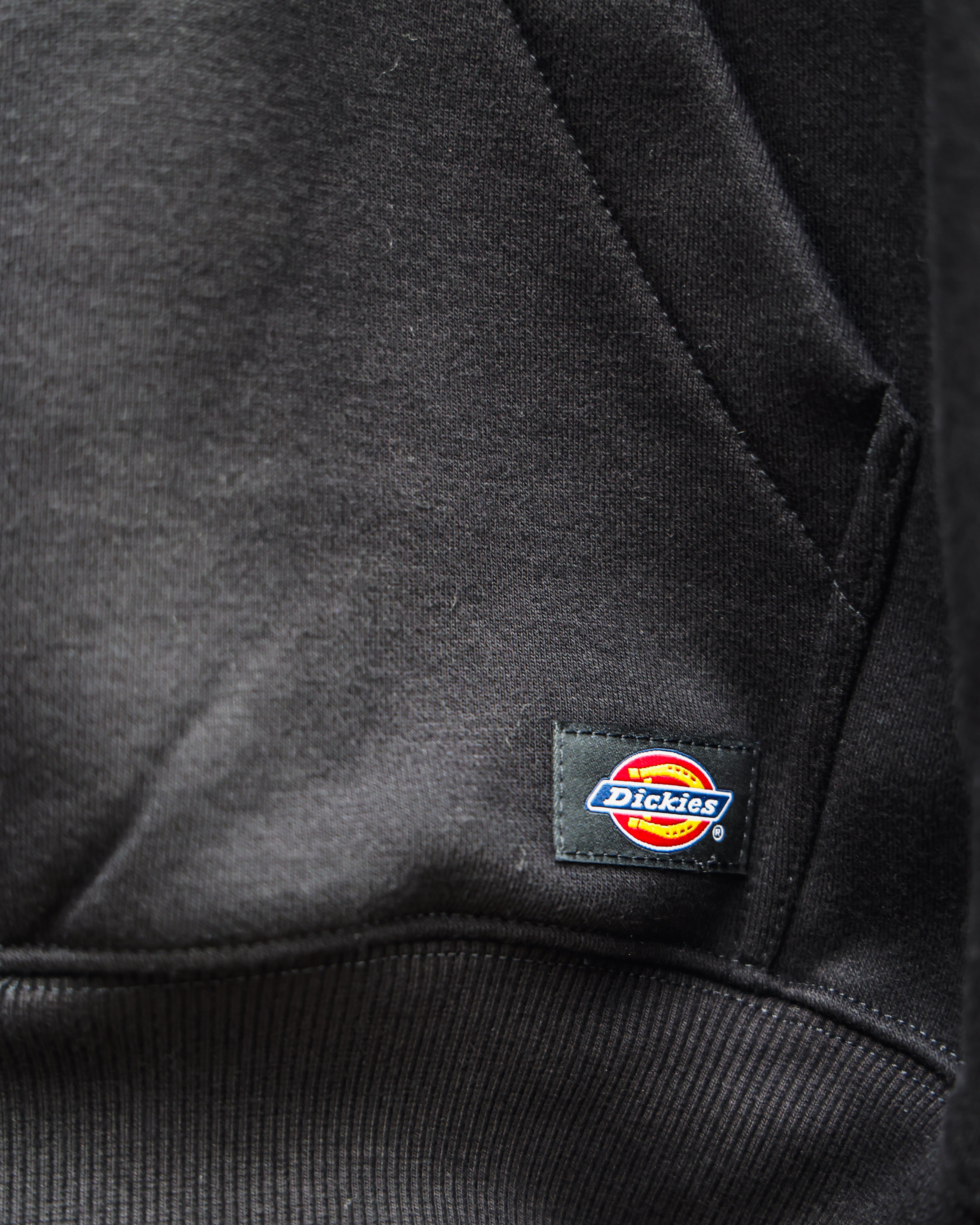Dickies × H-D Winged Horseshoe Oversized Pullover Hoodie - Black