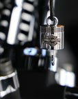 Bar & Shield Piston Ride Bell HRB022