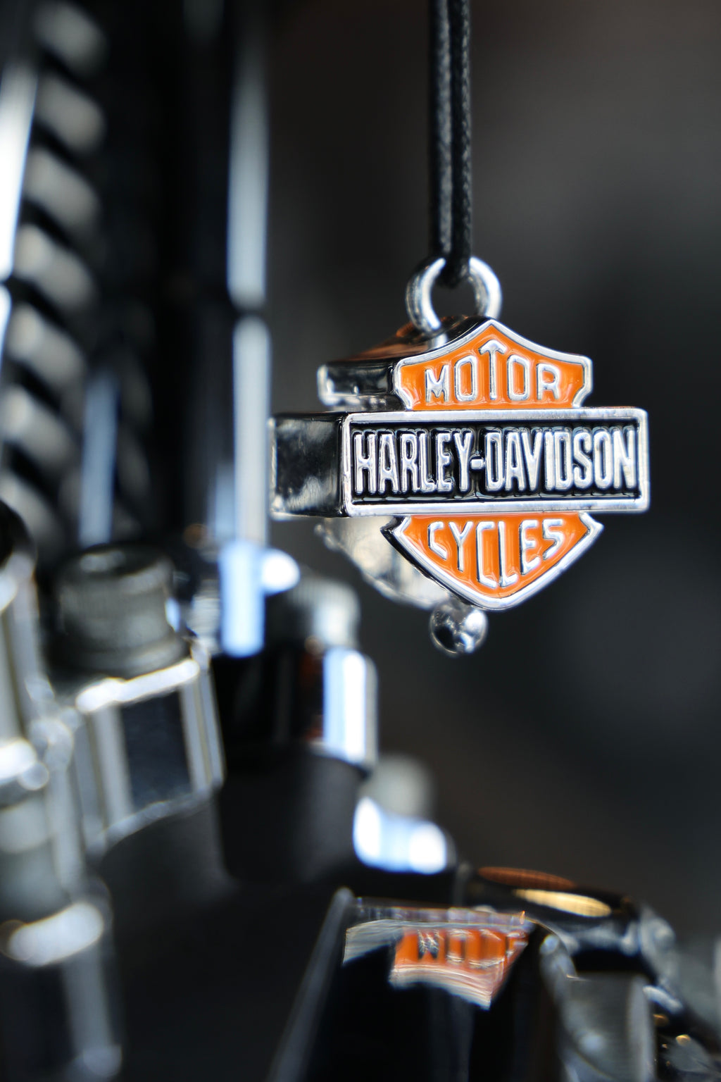 Big Bar & Shield Enamel Ride Bell HRB023