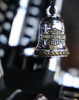 Bronze Hammered Bar & Shield Ride Bell HRB080