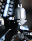 Vintage Bar & Shield Black Chain Ride Bell HRB110