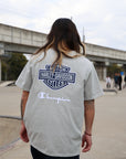 Champion x Harley-Davidson Fanatic Tee Grey Heather & Navy