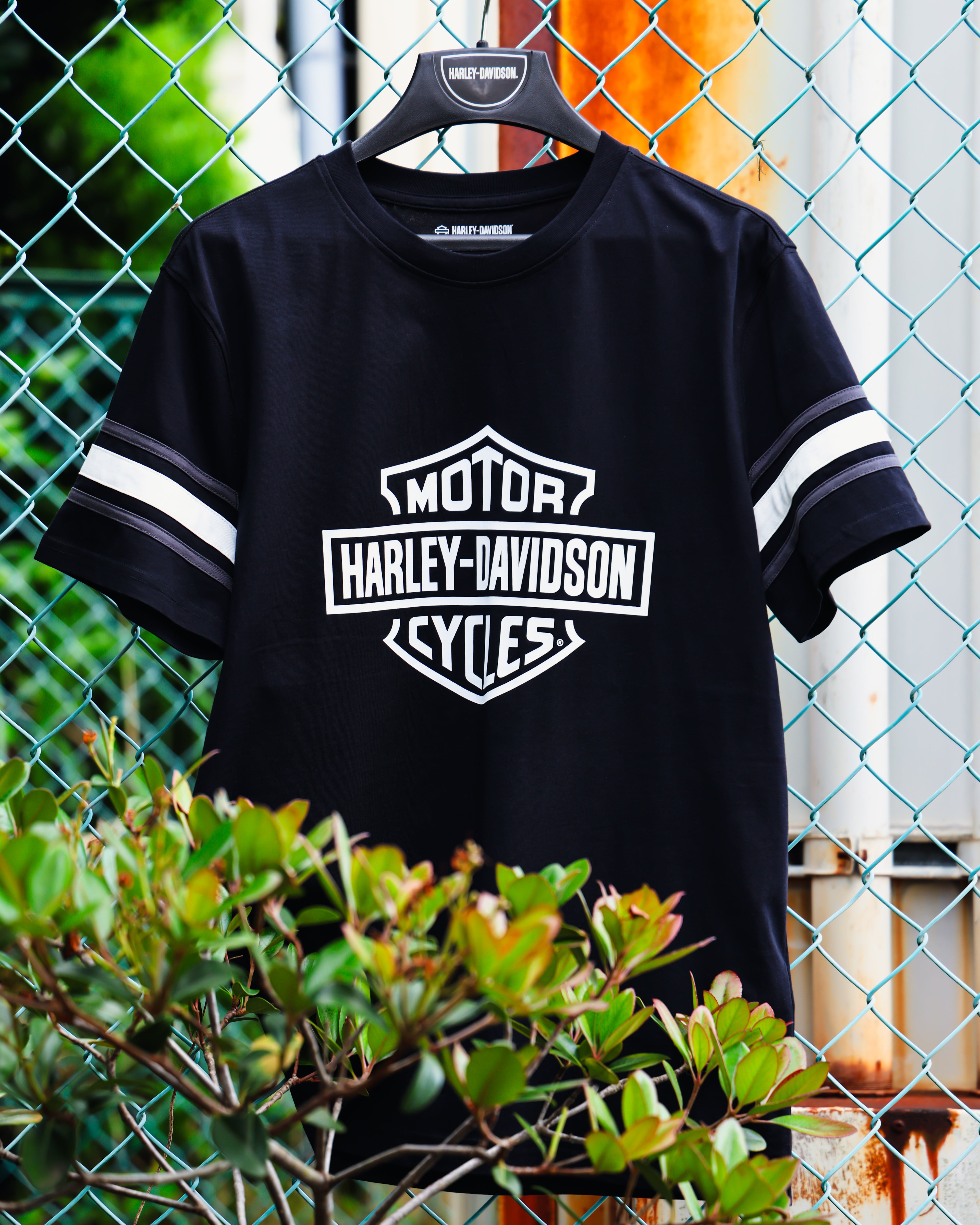Harley-Davidson® Essential Sleeve Stripe '03 Tee Black