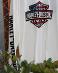 Harley-Davidson® Men's Stars & Stripes Long Sleeve WHT