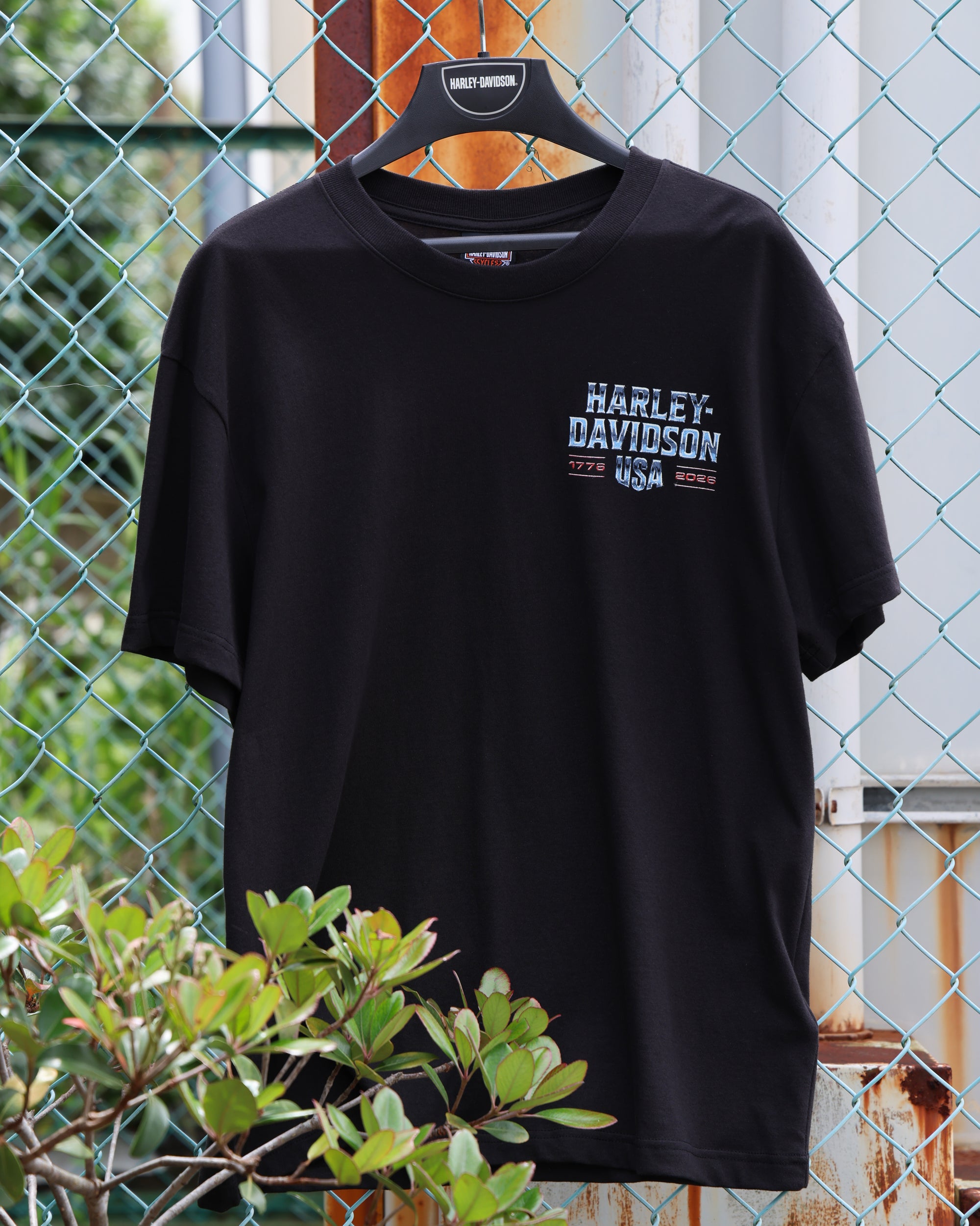 Harley-Davidson® Men's 250th Chrome Eagle Short Sleeve Tee