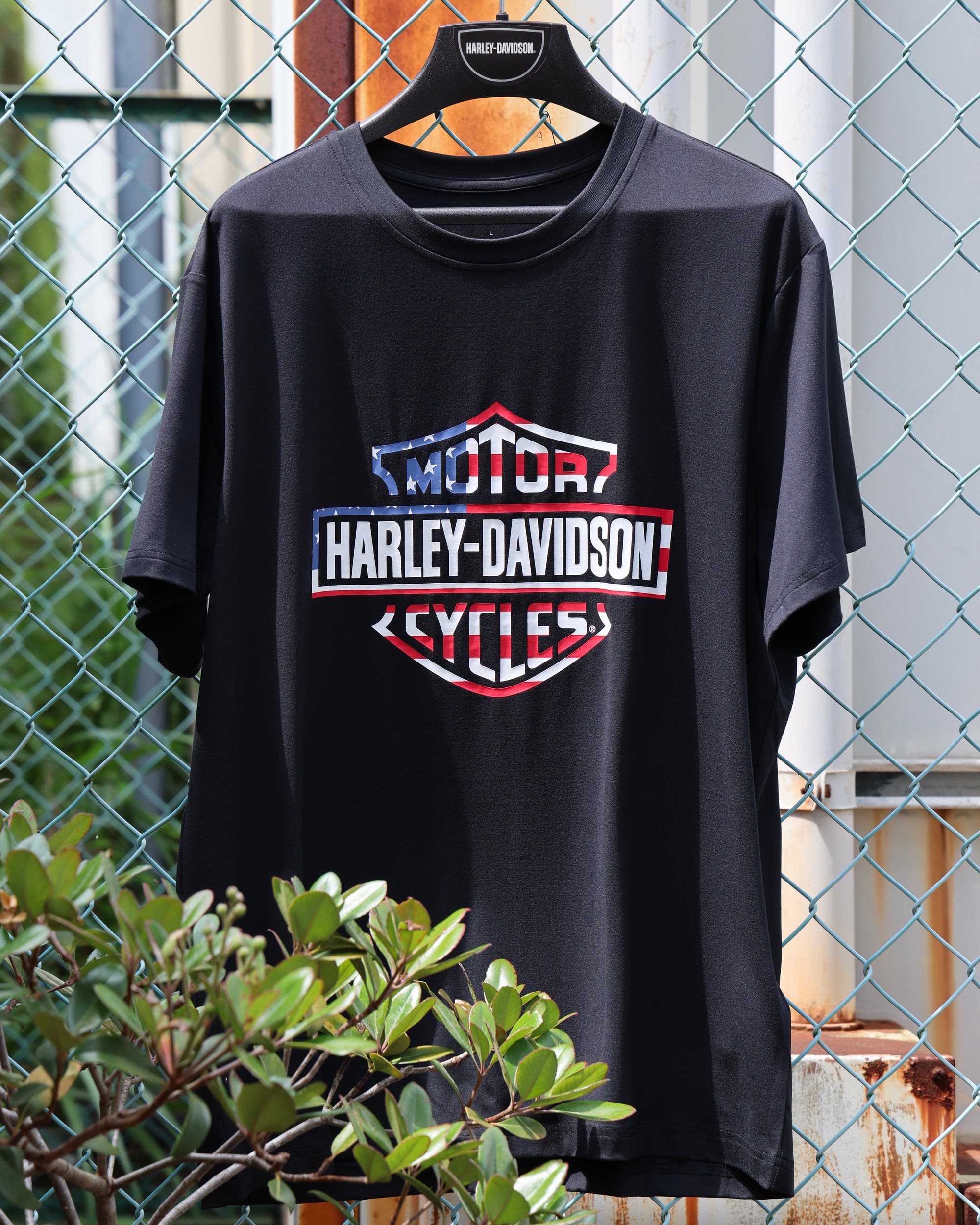 Harley-Davidson® Stars &amp; Stripes Short Sleeve Shirt - Harley Black 96180-26VM
