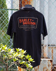 Harley-Davidson® Vintage Jersey Button-Up Harley Black【96187-26VM】