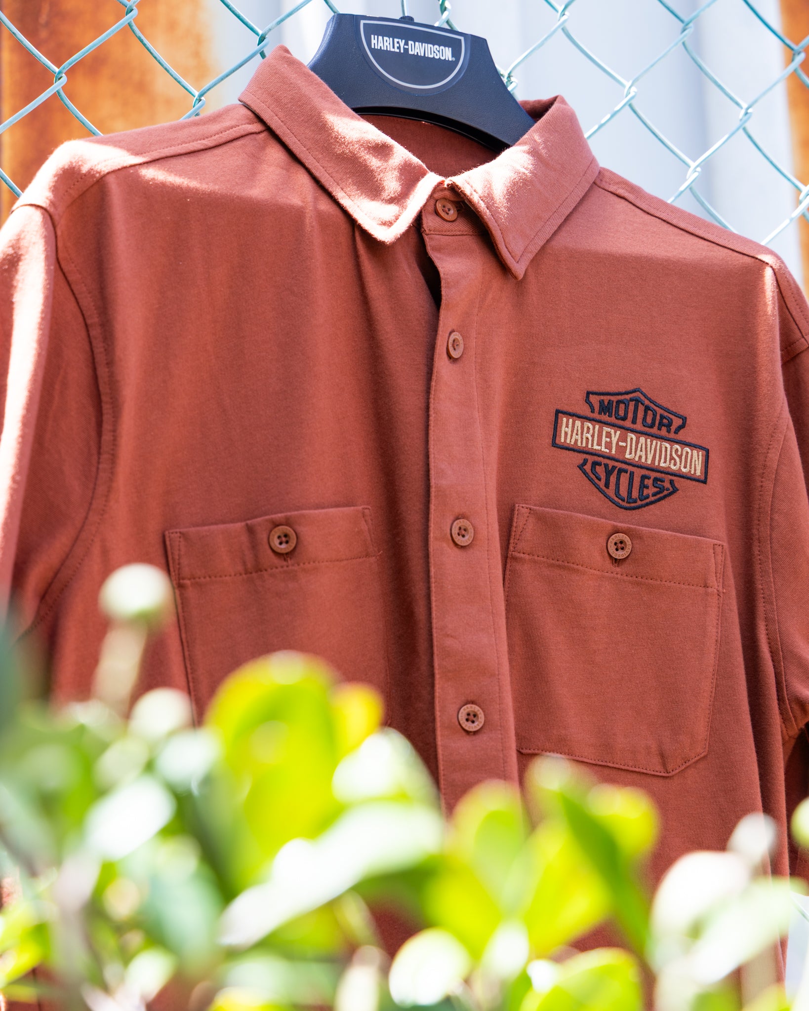 Harley-Davidson® Vintage Jersey Button-Up