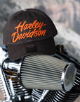 Harley-Davidson® Chain stitched Switchback Adjustable Cap - After Dark【97632-26VM】