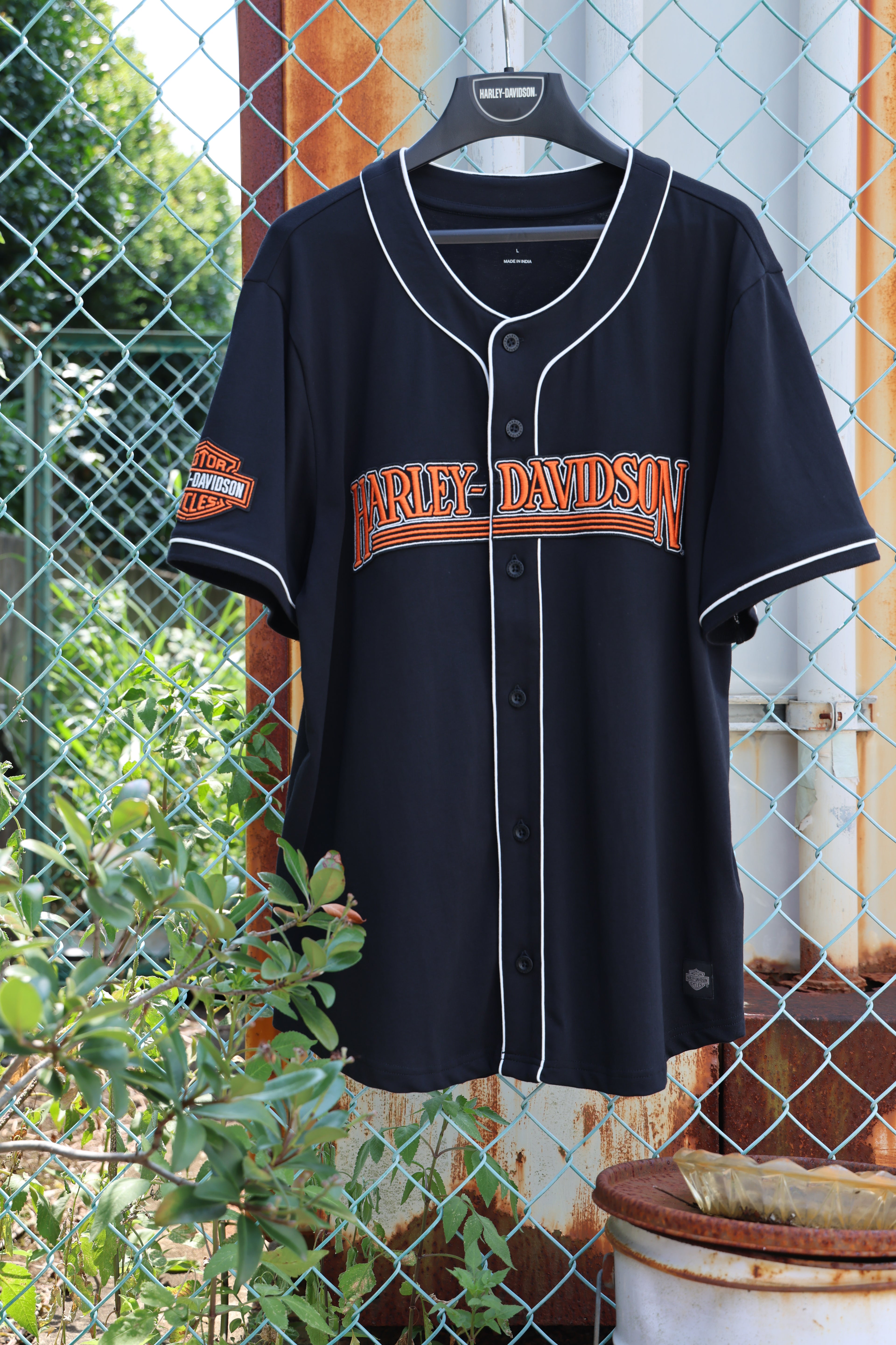 HARLEY-DAVIDSON MENS 03 BASEBALL JERSEY