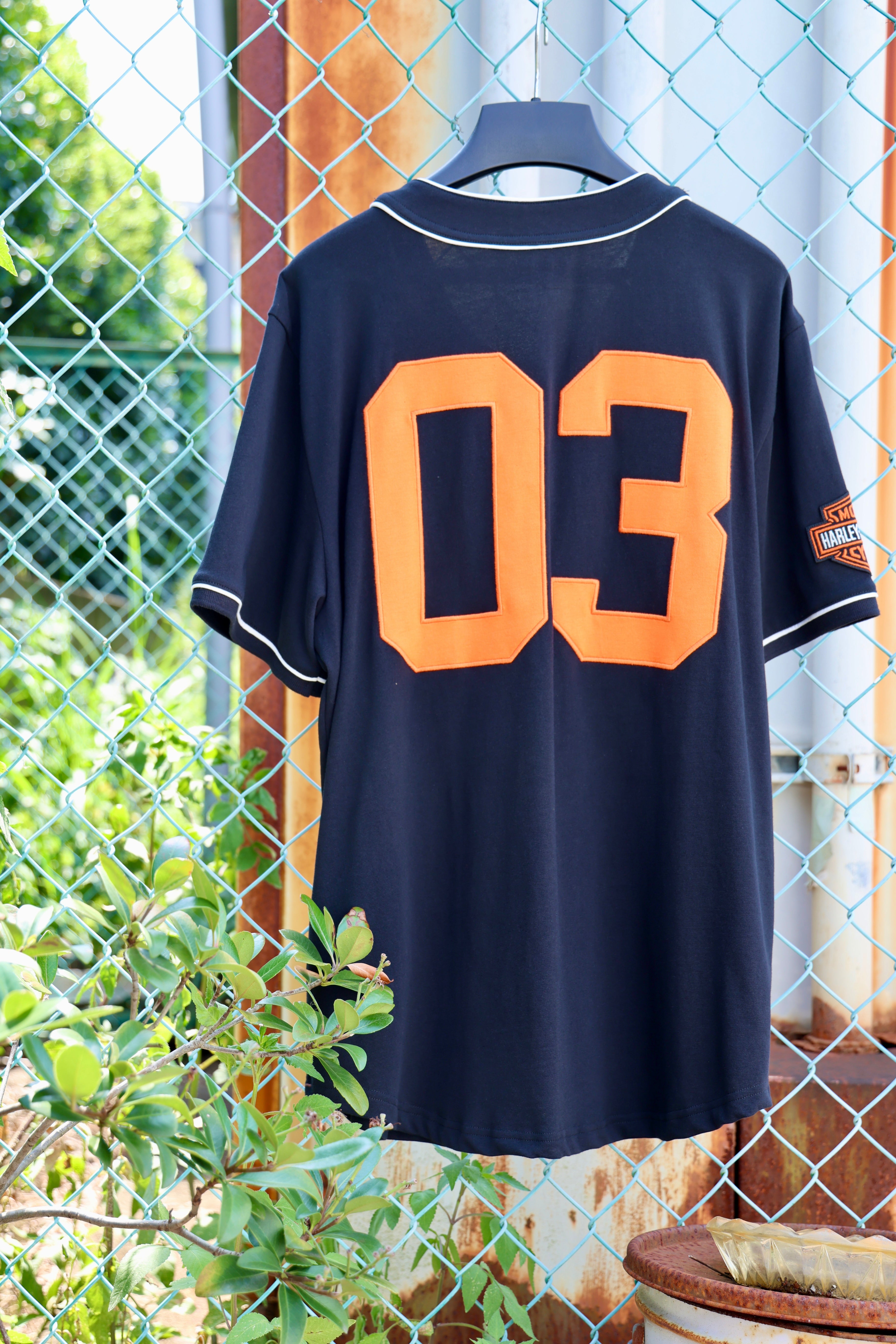 HARLEY-DAVIDSON MENS 03 BASEBALL JERSEY