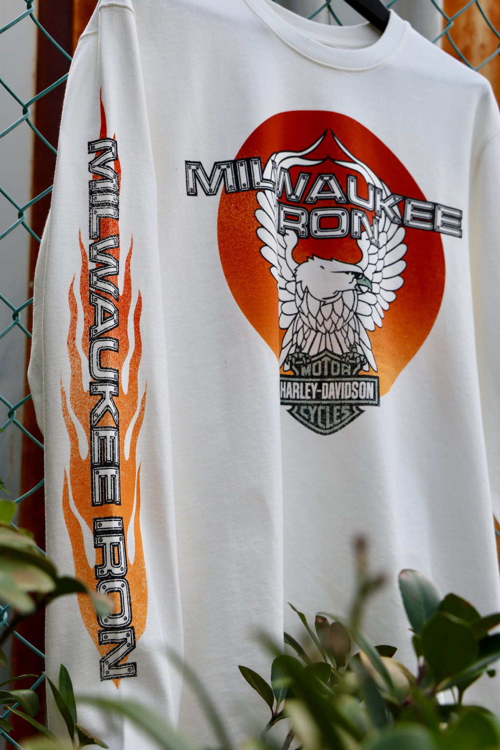 MEN'S MILWAUKEE IRON EAGLE LONG SLEEVE T-shirt