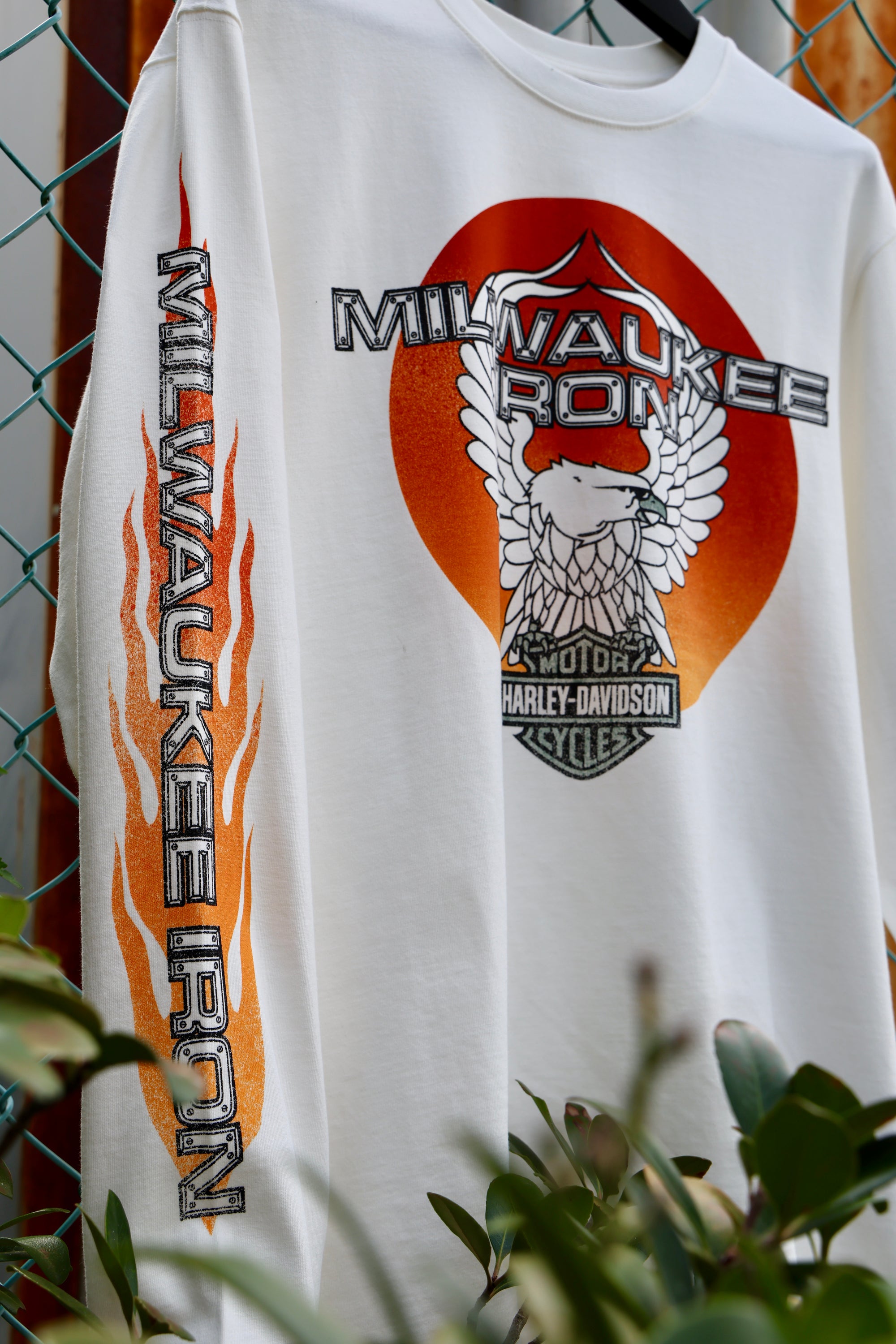 MEN'S MILWAUKEE IRON EAGLE LONG SLEEVE T-shirt