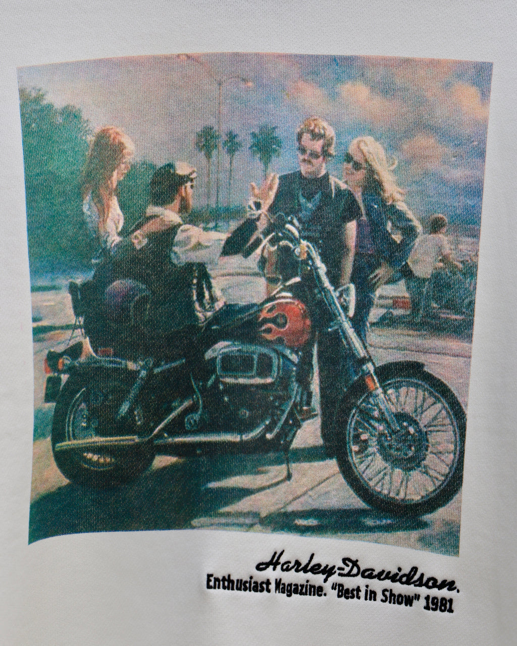 WOMEN'S ARCHIVE PHOTO FLEECE CREW